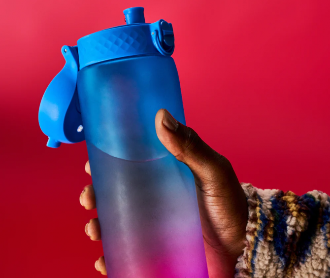 Butelka do picia 1000 ml ION8 - Motivator Gradient Blue/Pink